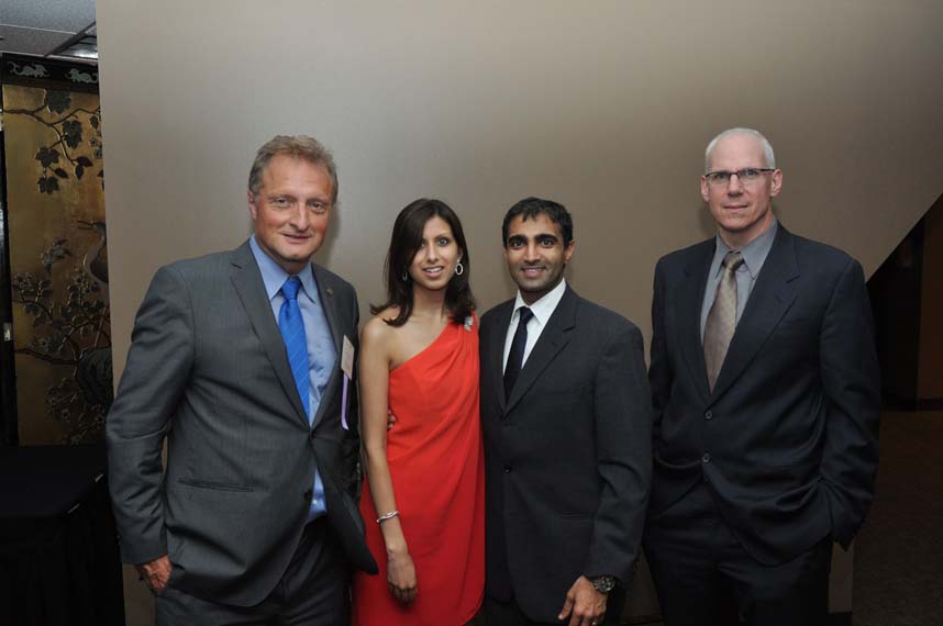 Dr. Jens Chapman, Kruti Patel, Dr. Amit Patel, and Dr. Carlo Bellabarba