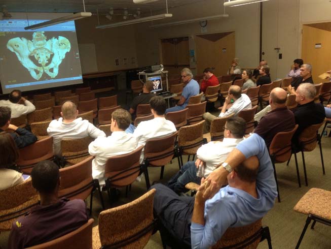 Dr. Routt teaching