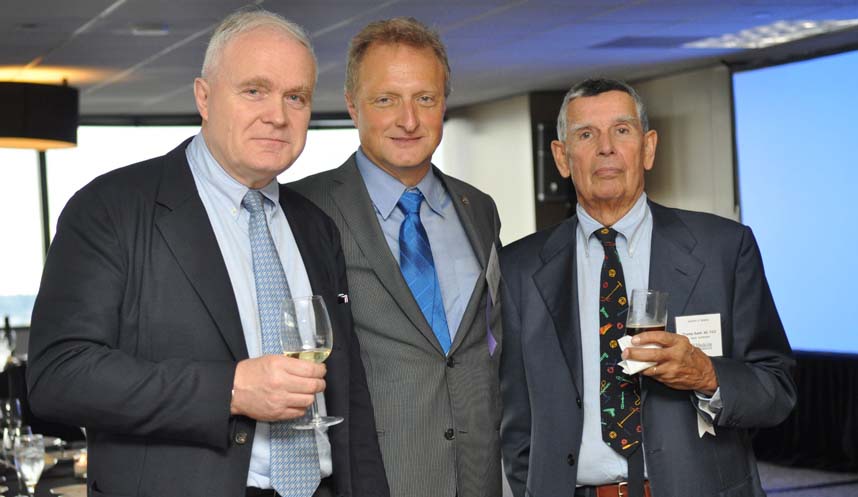 Drs. Norbert Haas, Jens Chapman and Thomas Ruedi