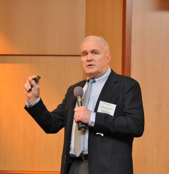 Drs. Haas speaking