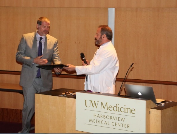 2016 Resident Research Day with Dr. Robert Zura and Dr. Howard Chansky