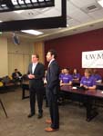 Dr. Adam Sassoon filming KOMO 4 Healthworks segment 
