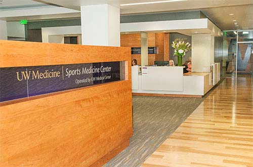 Sports Medicine Center at Husky Stadium entrance